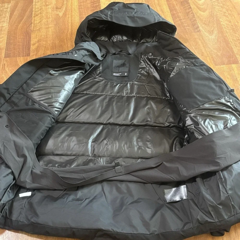 NWT The North Face Jacket Mens Medium Black Cirque Down 550 Hooded Puffer Zip